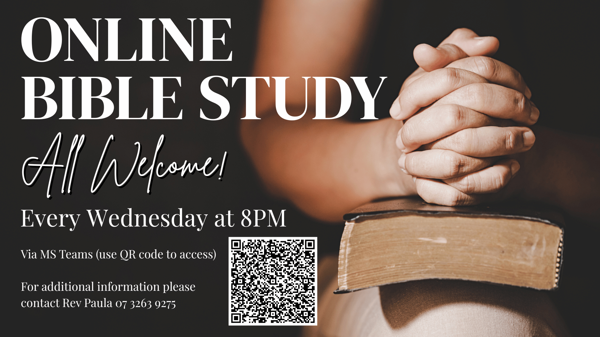 Copy of Brown and White Traditional Worship Night Video